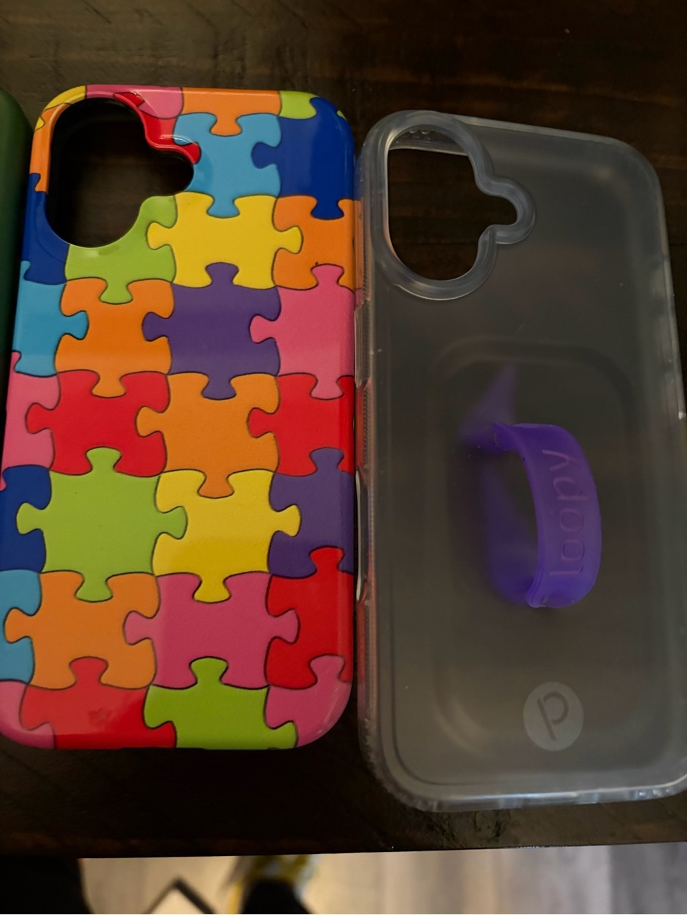 Assorted Multi-Color iPhone Cases - Red, Green, White, Blue, Pink, Patterned - Picture 5 of 6